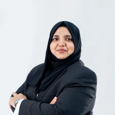 Placeholder portrait standing in for Hana Khan's headshot